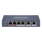 HIKVISION ITALY SRL - HIK301802041 DS-3E1106HP-EI SWITCH SMART MAN 4 POE +2