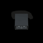 LOMBARDO - LOMLL14705DE3 KURA TOP X2 LED E 3K 4W DARK GREY