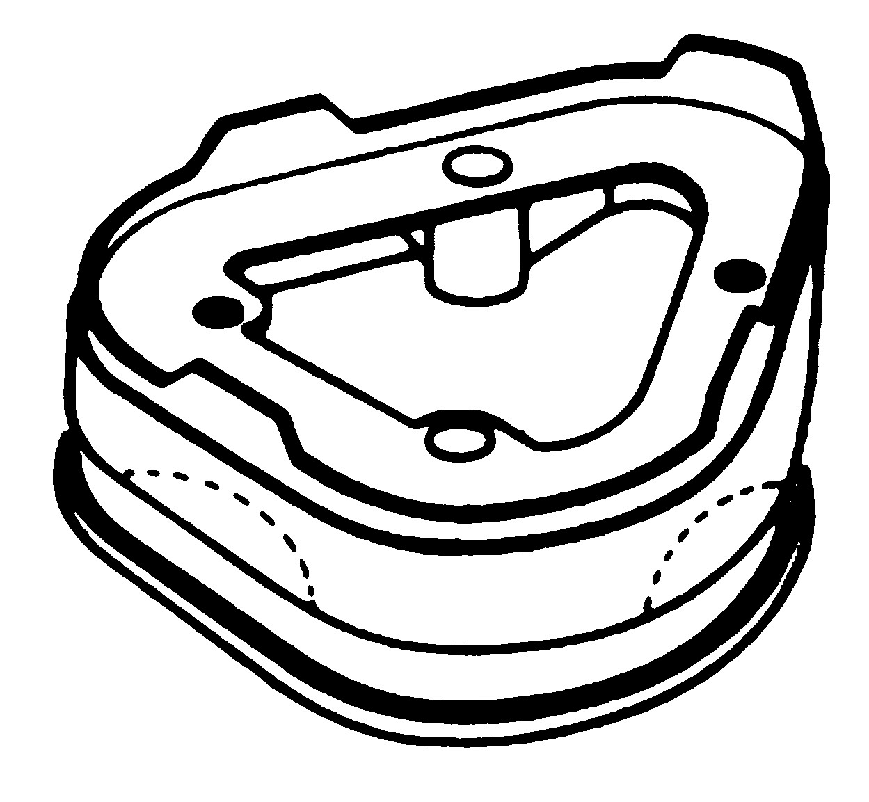 CANALPLAST - CANTRI02 BASETTA PAVIMENTO NE