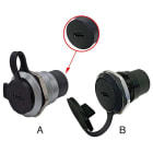 ELCART DISTRIBUTION - ERT421002200 PRESA USB-C F/F DA PANNEL. NERO