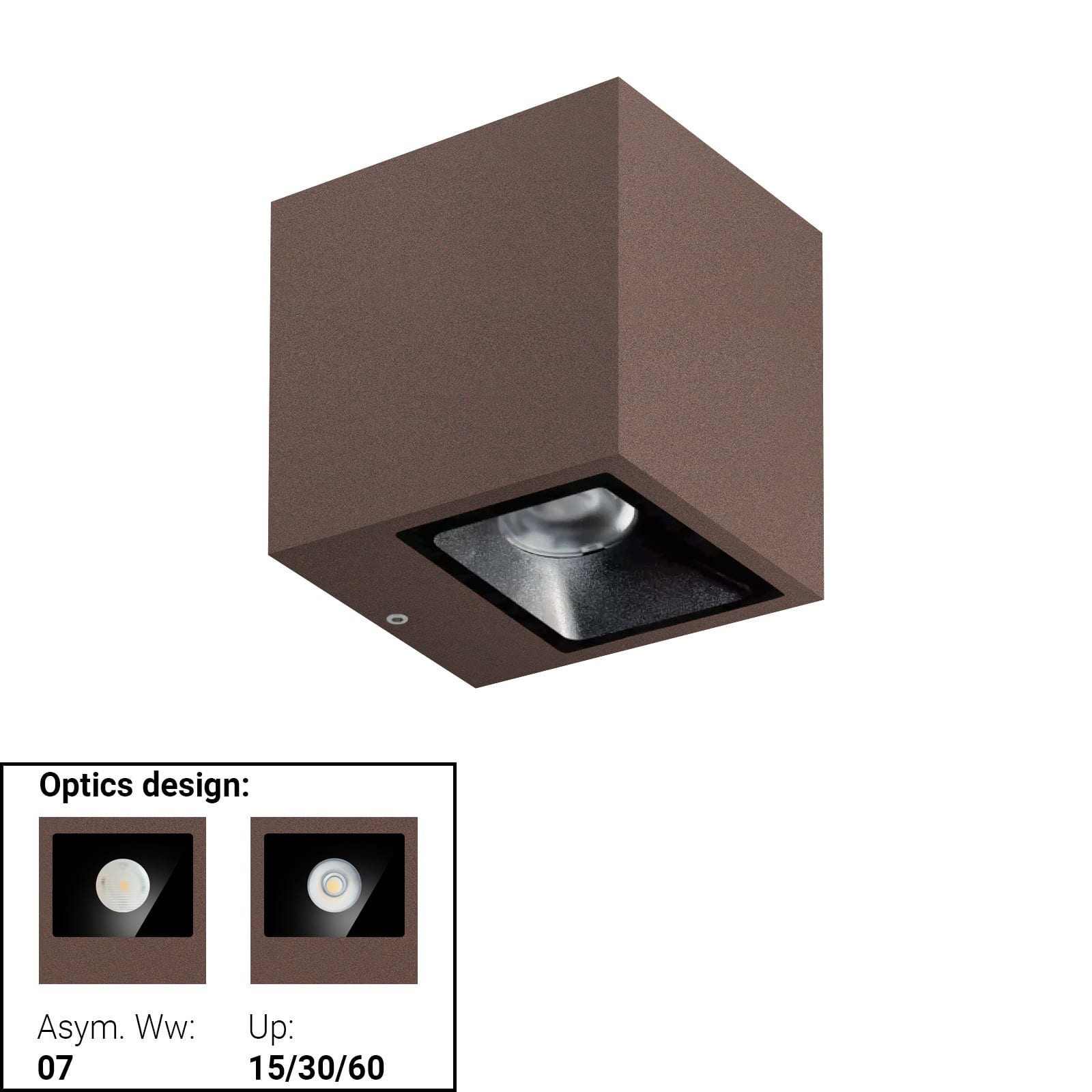 LINEA LIGHT (ILED) - ILD77493W60 CUBIT 48 2L BI-EM 15,5WAC ON/OFF CT