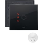 VIMAR SPA - VIW0K21666.76.02 PLACCA 3M TRANSPONDER NERO DIAMANTE IP55