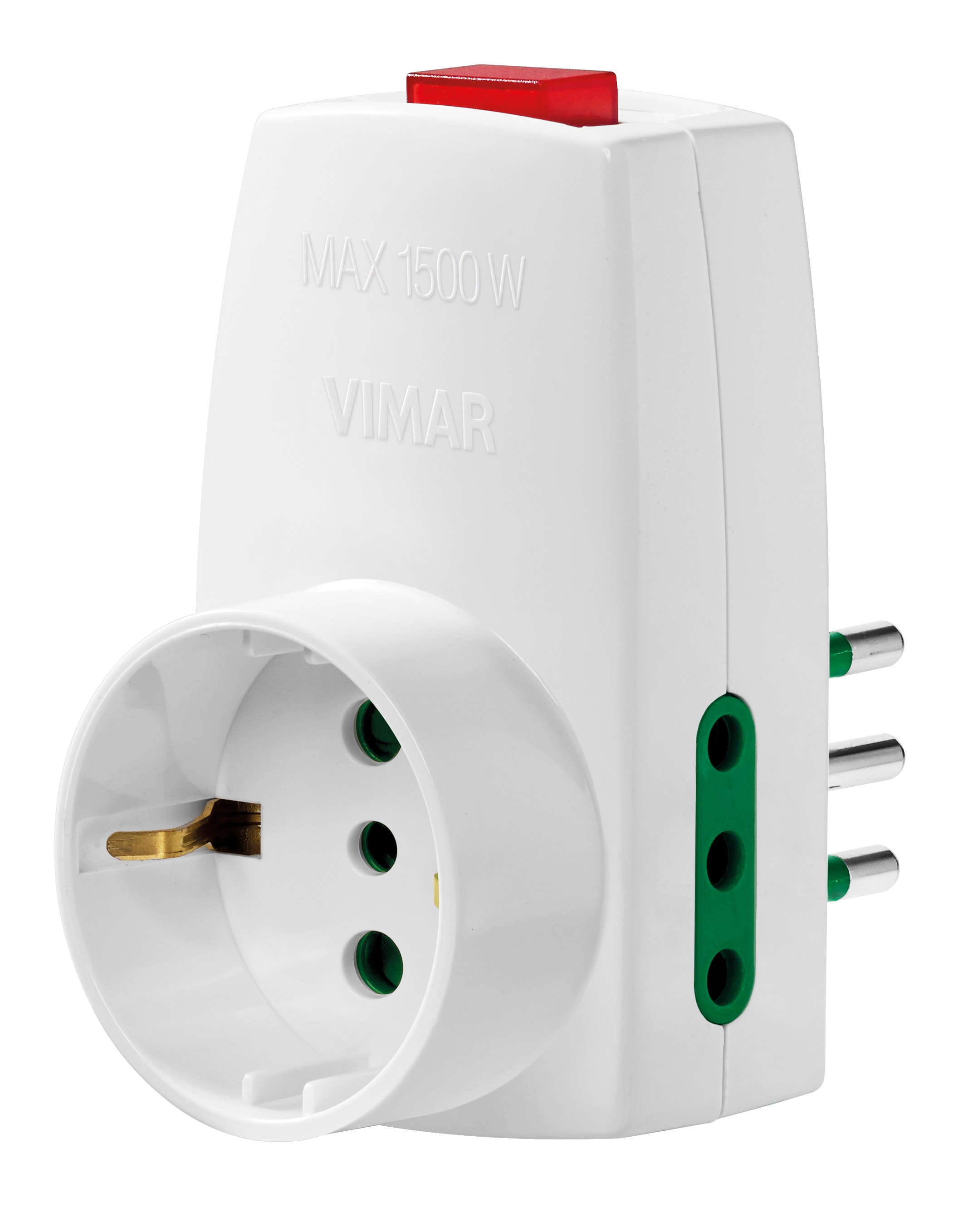 VIMAR SPA - VIW0P00330.B ADATTATORE S11+2P11+P30+INTERRUT. BIANCO