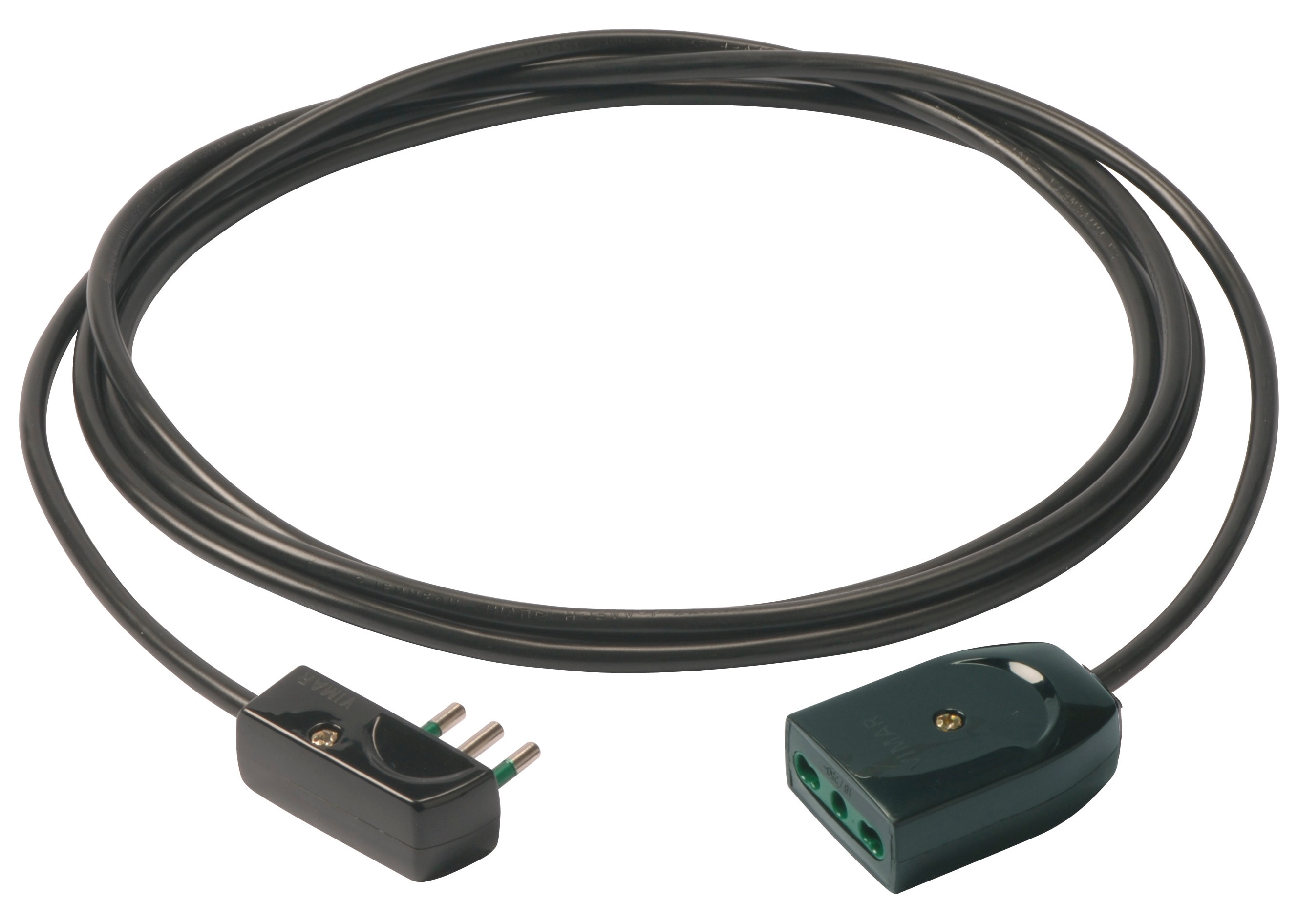 VIMAR SPA - VIW0P32389 CAVO PROLUNGA 3G1+SPINA PIATTA 5M NERO