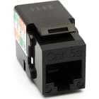 EXCEL - EXL100-010-BK-24 Excel Cat5e Unscreened Keystone Jack 90d