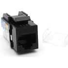 EXCEL - EXL100-011-BK EXCEL CAT6 UNSCREENED KEYSTONE JACK 90DE