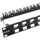EXCEL - EXL100-023 Excel U/L 24P Keystone Patch Panel Angle