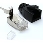 EXCEL - EXL100-118-100 PLUG RJ45 CAT.6A STP CON BOOTS 100