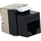 EXCEL - EXL100-188-BK Excel Cat6A Unscr Low Profile K/S Jack T