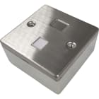 EXCEL - EXL100-292 Excel 1 Gang S/Steel K/stone F/plate&Bac