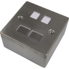 EXCEL - EXL100-293 Excel 1 Gang S/Steel K/stone F/plate&Bac