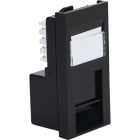 MAYFLEX UK LIMITED - EXL100-366-BK EXCEL CAT6 UTP UNSCR LOW PROF RJ45 EURO