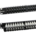 EXCEL - EXL100-394 Excel Cat6 48 Port Patch Panel 1U R/Angl