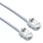 EXCEL - EXL100-513-10 PATCH AWG28 U/UTP CAT6 0.5M BIANCO 10