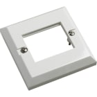 EXCEL - EXL100-670 Excel White Sgl Gang Bevelled Plate LJ6C