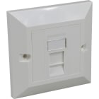 EXCEL - EXL100-702 Excel Cat5e UTP Unscr 1 Mod White w/Plat