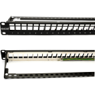 EXCEL - EXL100-755 PATCH PANEL KEYSTONE 24 PORTE 1U - VUOTO