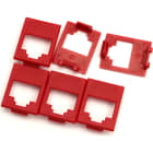 EXCEL - EXL100-775-001 Excel Red Ident Port Inserts for 100-775