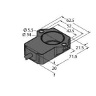 TURCK BANNER SRL - TUK100001815 RI60P2-QR20-LU4X2-0.15-DT04-3P