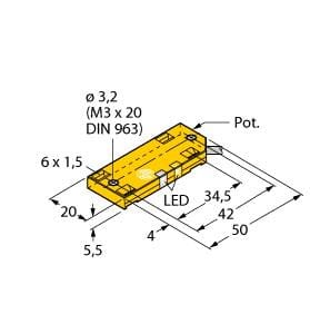 TURCK BANNER SRL - TUK2101300 BCT5-S18-UP6X2-H1151