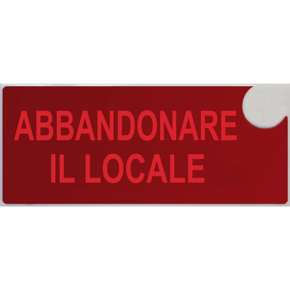 EATON - EAOCSA08587-2 DICITURA 5945 ABBANDONARE IL LOCALE