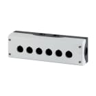 EATON - EAO216540 M22-I6 CUSTODIA 6 FORI, NERO /GRIGIO