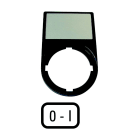 EATON - EAO218147 M22S-ST-X89 PORTAETICH. COMPL. 30X50