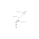 EATON - EAO405-M CONTATTO TERMOPLASTICO A VISTA BIANCO