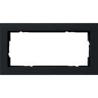 GIRA - GIR100209 Abdeckrahmen 2f o.M. Gira E2 Schwarz m