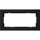 GIRA - GIR100209 Abdeckrahmen 2f o.M. Gira E2 Schwarz m