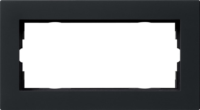 GIRA - GIR1002095 Abdeckrahmen 2f o.M. flach Gira E2 Schwa