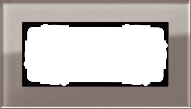 GIRA - GIR1002122 Abdeckrahmen 2f o.M. Gira Esprit G Umbra