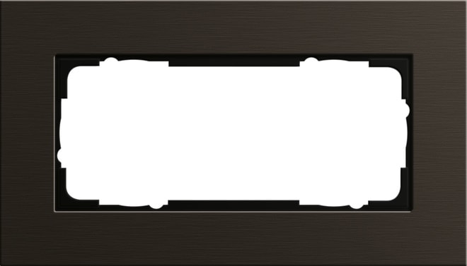 GIRA - GIR1002127 Abdeckrahmen 2f o.M. Gira Esprit Alum.Br
