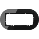 GIRA - GIR1002135 Abdeckrahmen 2f o.M. Gira Studio G Schwa