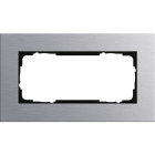 GIRA - GGI100217 Abdeckrahmen 2f o.M. Gira Esprit Alumini