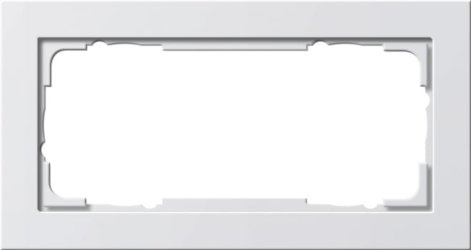 GIRA - GIR100222 Abdeckrahmen 2f o.M. Gira E2 Reinweiss m