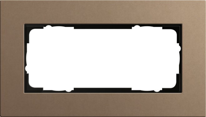 GIRA - GIR1002221 Abdeckrahmen 2f o.M. Gira Esprit Lin.Mpx