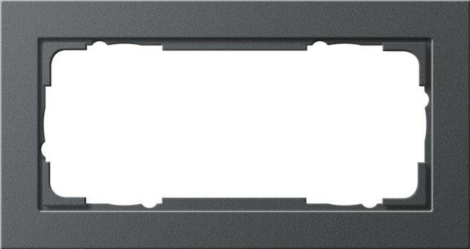 GIRA - GGI100223 Abdeckrahmen 2f o.M. Gira E2 Anthrazit