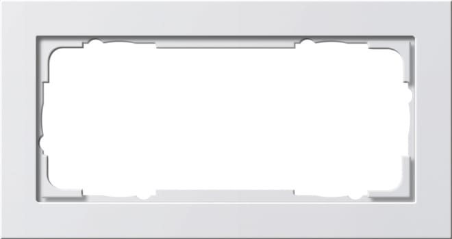GIRA - GIR100229 Abdeckrahmen 2f o.M. Gira E2 Reinweiss