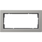 GIRA - GIR100233 Abdeckrahmen 2f o.M. Gira E2 Edelstahl