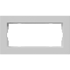 GIRA - GGI1002375 Abdeckrahmen 2f o.M. flach Gira E2 Grau
