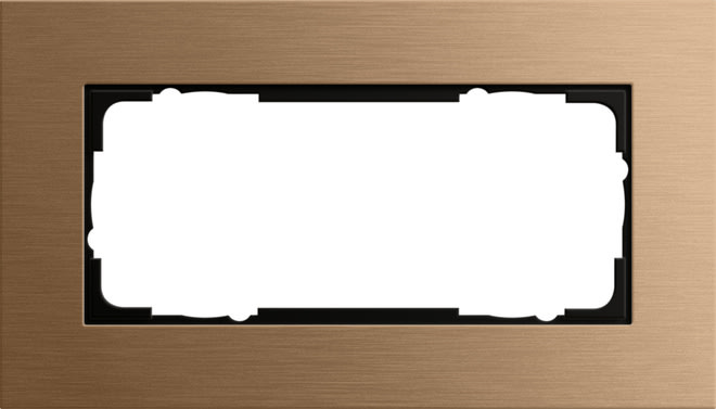GIRA - GIR100238 Abdeckrahmen 2f o.M. Gira Esprit Bronze