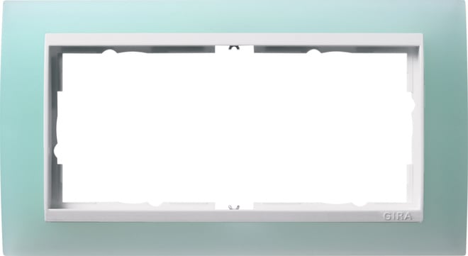 GIRA - GIR1002395 Abdeckrahmen 2f o.M. Zwischenr. RW Gira