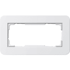 GIRA - GIR1002410 PLACCA 2-M S/COC GIRA E3 BNC PURO/BNC PU