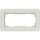 GIRA - GIR1002411 Abdeckrahmen 2f o.M. Gira E3 Hellgrau/Re