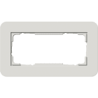 GIRA - GIR1002421 Abdeckrahmen 2f o.M. Gira E3 Hellgrau/An