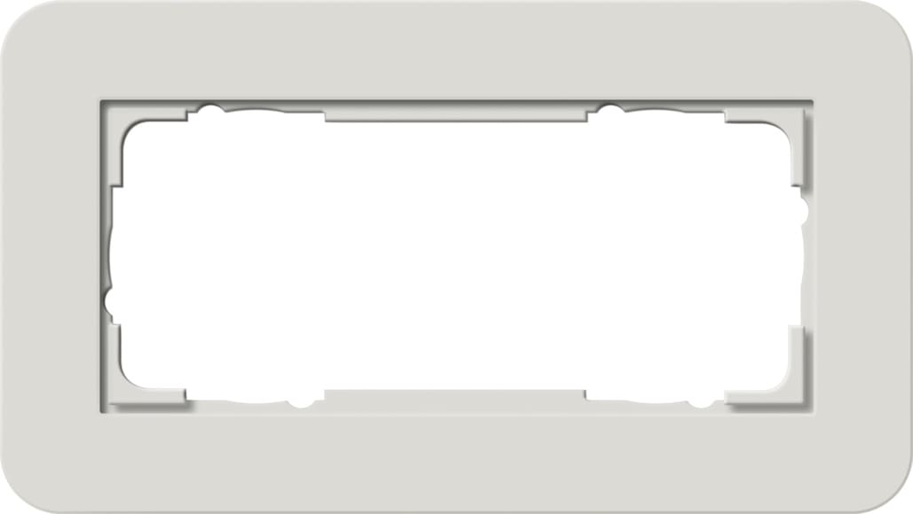 GIRA - GGI1002421 PLACCA 2-M S/COC GIRA E3 GRIGIO CH./ANTR