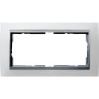 GIRA - GIR100250 Abdeckrahmen 2f o.M. Zwischenr. F Alu Gi