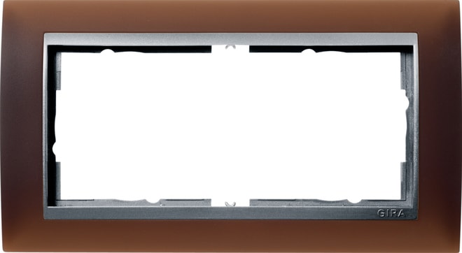 GIRA - GIR100259 Abdeckrahmen 2f o.M. Zwischenr. F Alu Gi