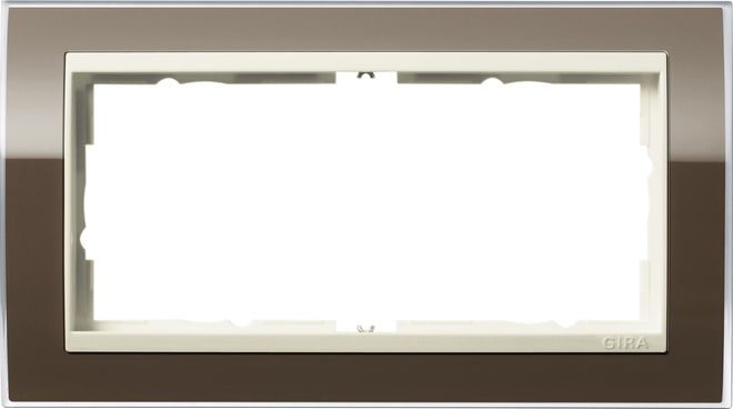 GIRA - GIR1002761 MC 2X SENZA COC PER BIANCO CREMA GIRA EV